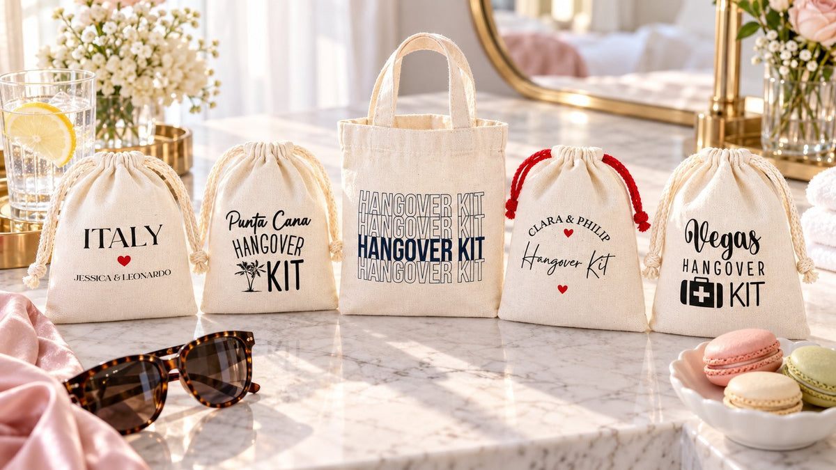 Hangover Kit Ideas: 32 Fillers + Best Bags [Cost per Guest] - Pamusan.com