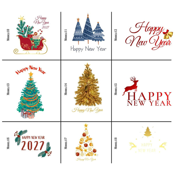 Mochila saco de Navidad 18 diseños de Navidad y Año Nuevo 2027, diseños 10 a 18 – Pamusan.es