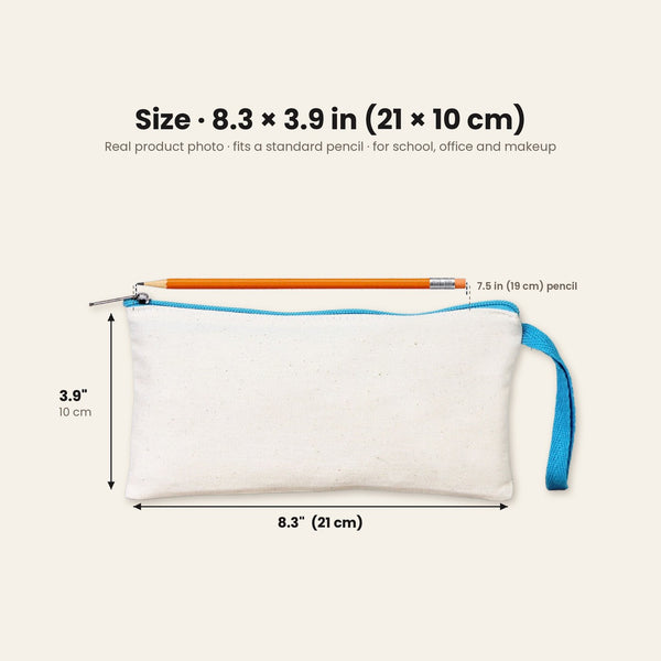 Estuche de Navidad – 9 diseños de Navidad y Año Nuevo 2027, estuche de tela con cremallera en 6 colores 21 × 10 cm – algodón - Pamusan.es