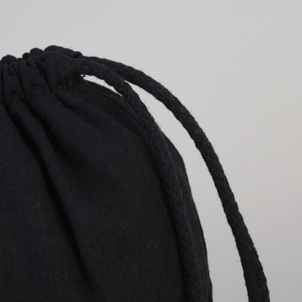 Drawstring Bags / Backpacks Black 14" W x 16" H (35x40 cm) - Customize - Pamusan.com