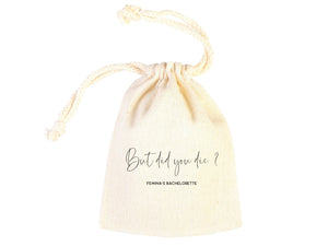 Bachelorette Party, Survival Kits, Hangover Kits, Custom Handmade Hangover Pouch Bag, Organic And Eco Friendly - Pamusan.com