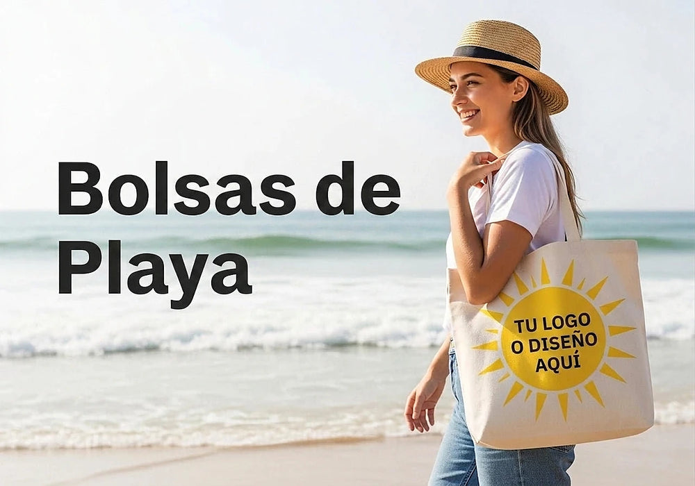 Bolsas de playa de algodón personalizadas - Pamusan.es