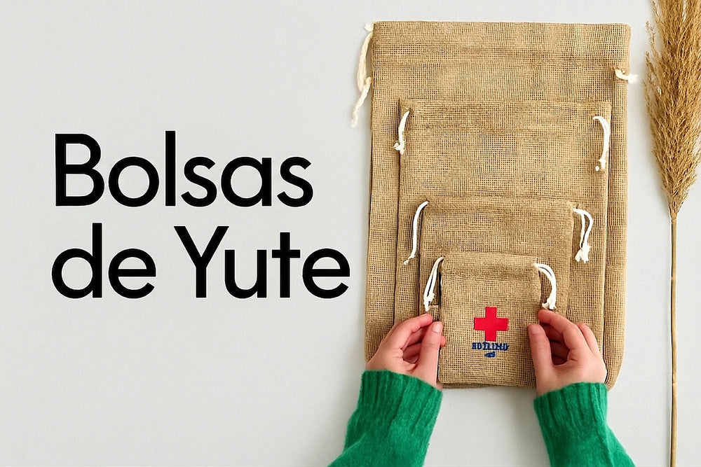 Bolsas de yute personalizadas - Pamusan.es