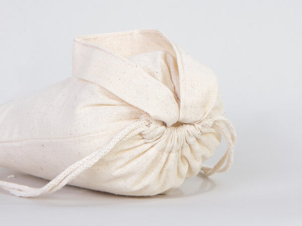 Boo Party Favor Bags - 6"W x 8"H (15 cm x 20 cm) Wedding Festival, Party Favor Bags, Cotton Favor Bags - Pamusan.com