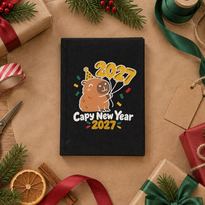 Christmas Journal Bulk – Canvas Notebook A5 5.5" × 7.9" (14 × 20 cm), 9 Holiday & New Year 2027 Designs, Natural or Black Cover - Pamusan.com