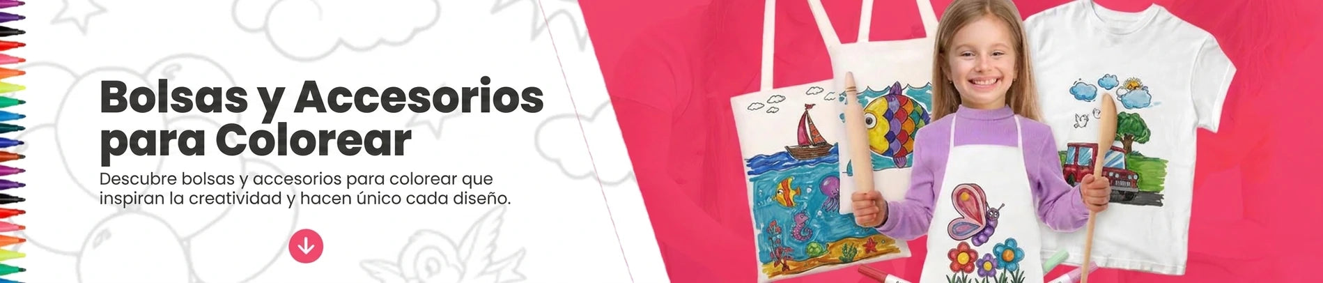 Bolsas y accesorios para colorear - Pamusan.es