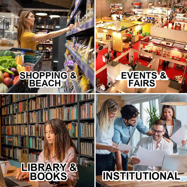 Usos – compras y playa, eventos y ferias, biblioteca y libros, instituciones - Pamusan.es