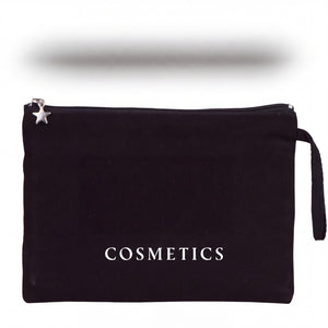 Custom Zippered Clutch Bag – Black – 10" × 7" (25 × 18 cm) - 10 oz - Pamusan.com