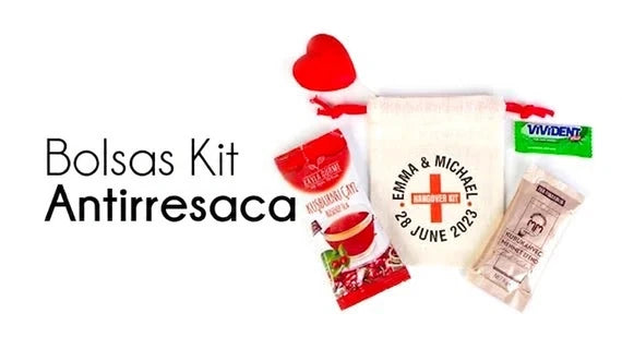 Bolsas kit antirresaca personalizadas - Pamusan.es