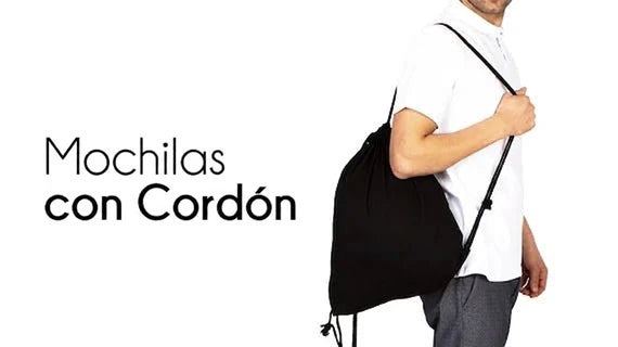 Mochilas de algodón con cordón - Pamusan.es