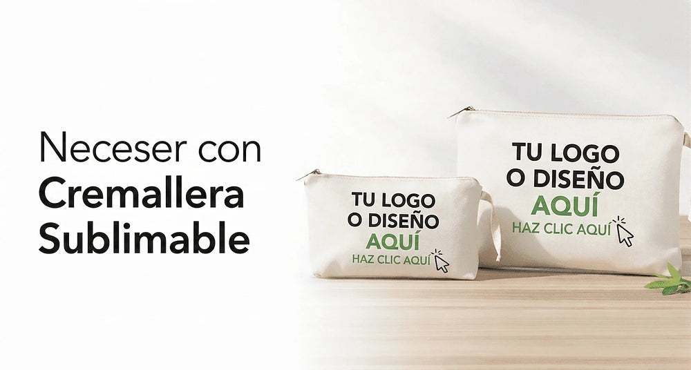 Neceser con cremallera sublimable - Pamusan.es