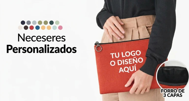 Neceseres personalizados con logo - Pamusan.es