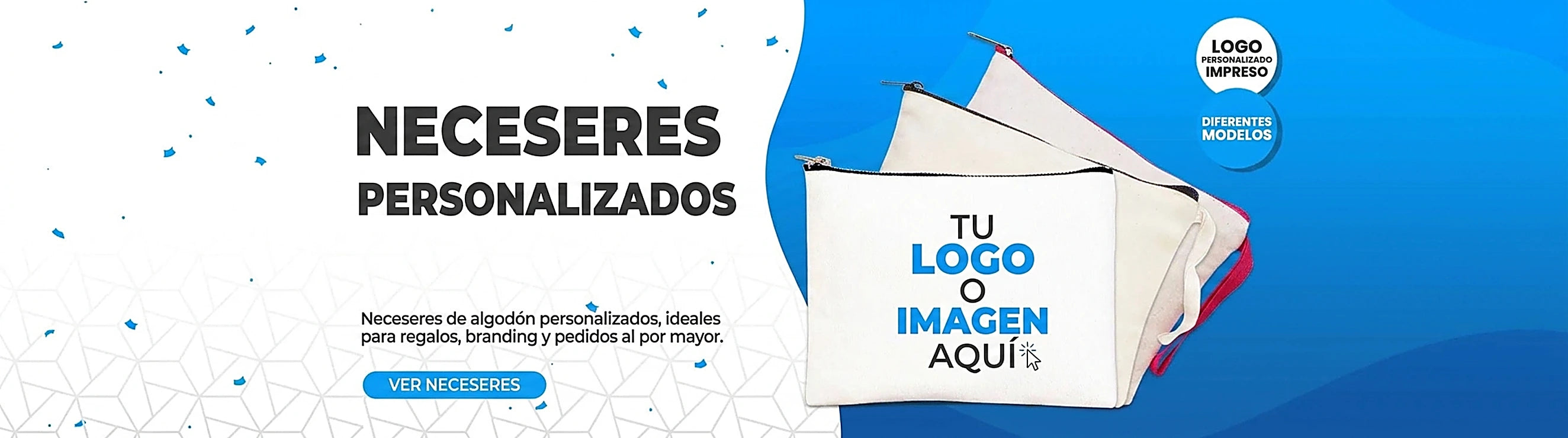Neceseres de algodón personalizados - Pamusan.es