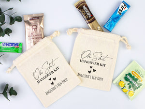 Oh Shit Kit Hangover Bags – Custom Bachelorette Party Survival & Recovery Pouches — custom print | Pamusan