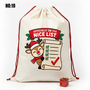 Personalized Santa Sack – 24" x 35" (60 x 90 cm) Large Christmas & New Year Gift Bag - Pamusan.com