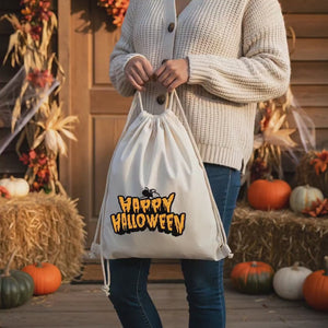 Bolsas de Cuerda para Halloween – 12 Diseños Espeluznantes Truco o Trato, Bolsas de Dulces para Fiesta al por Mayor